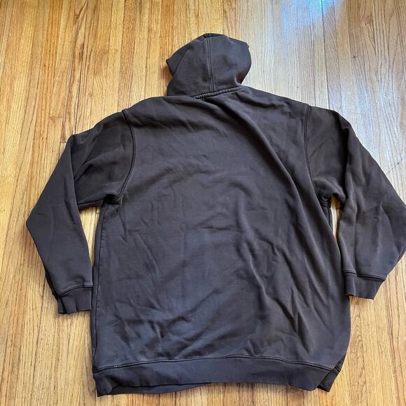 Nike Air Jordan Hoodie Mens XL Brown Logo Sweatshirt * - Picture 3 of 7